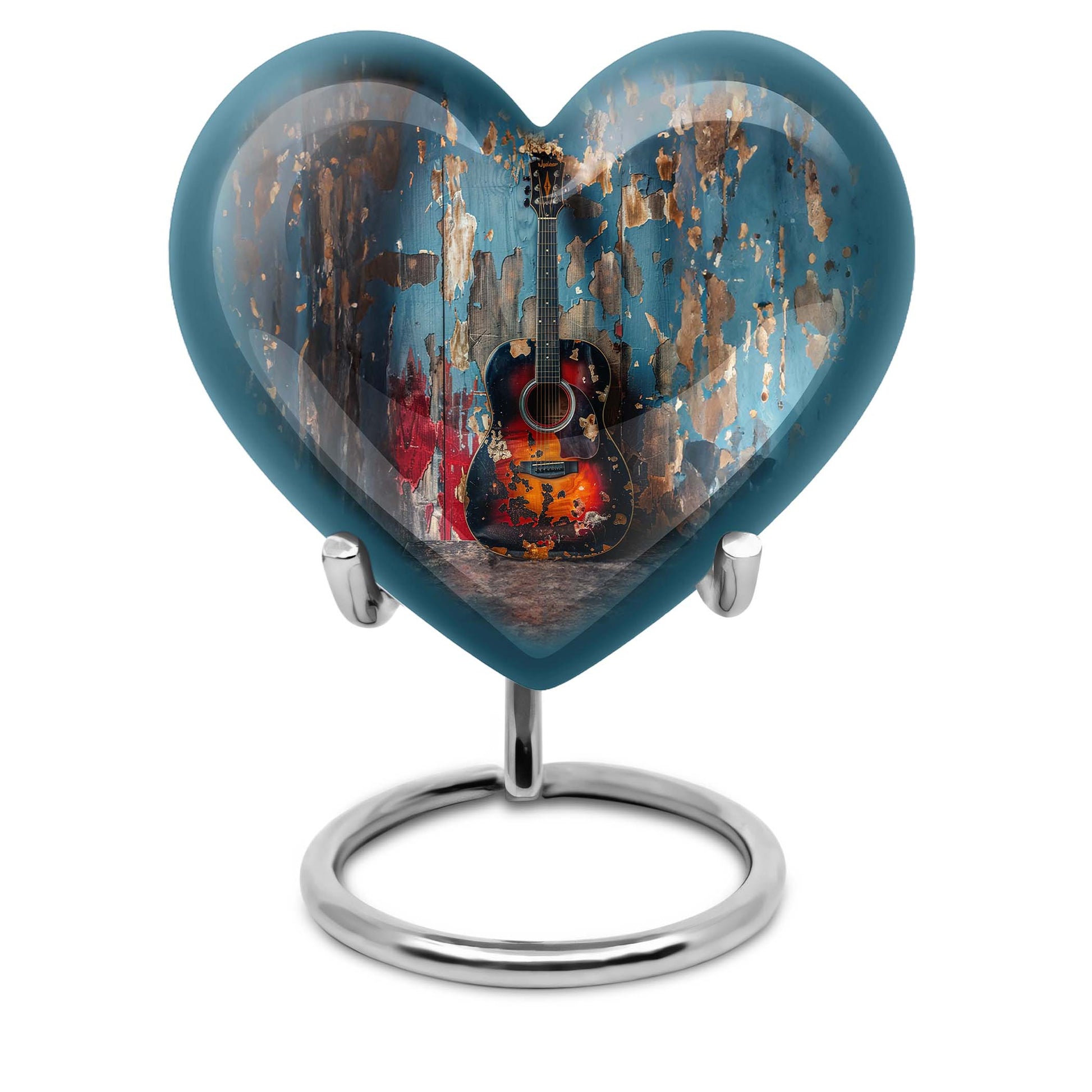 Guitar Mini Urns For Human Ashes Funeral, Ashes Cremation Urn