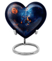 heart design Guitar Urn
