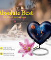 heart design Guitar Urn