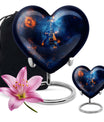 heart design Guitar Urn