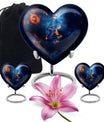 heart design Guitar Urn