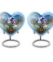 Stained Glass Urns For Human Ashes Large Funeral, Ashes Urn For Ashes