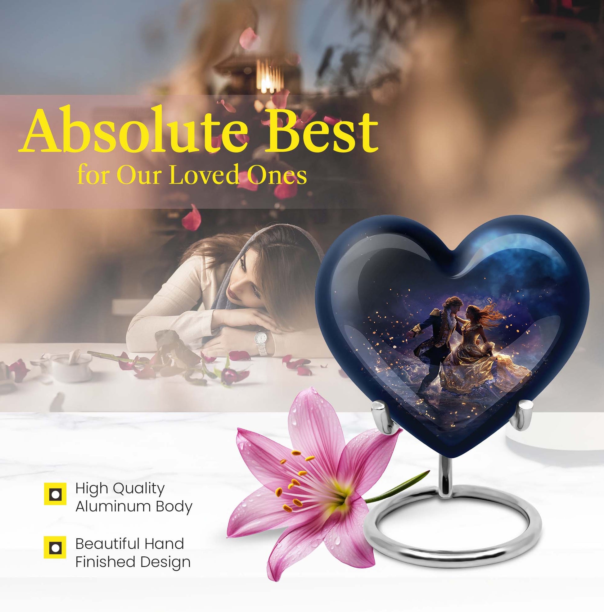 dancing urn for cremation ashes