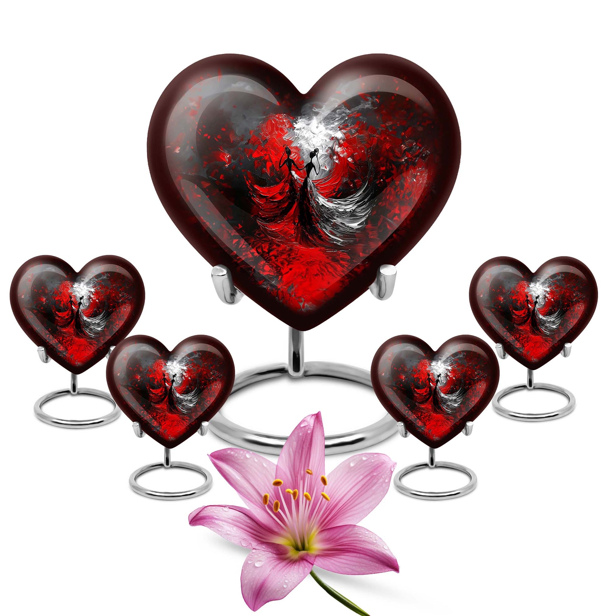 Dancing Mini Urns For Ashes Funeral, Ashes Cremation Urn