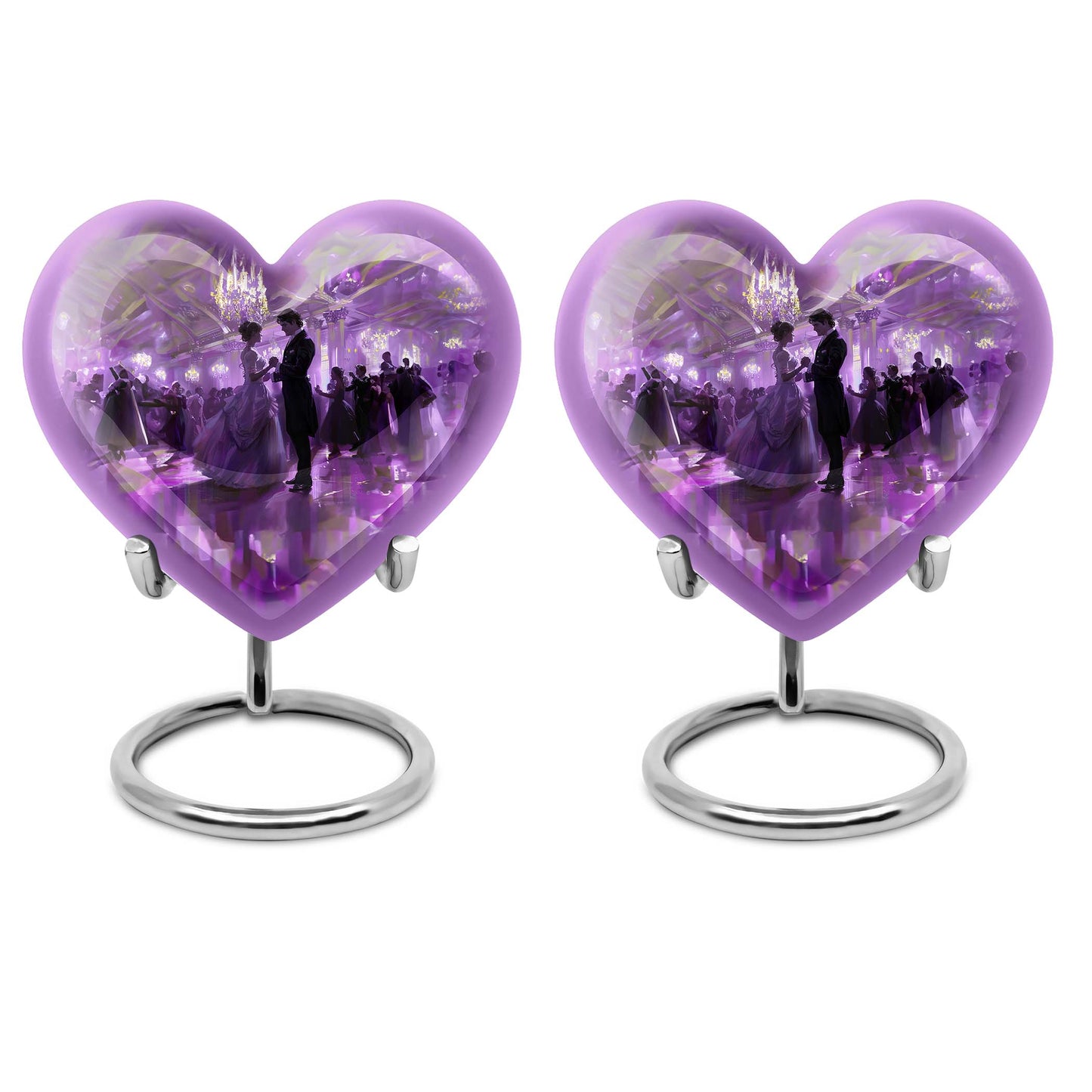 dancing heart cremation urn for ashes