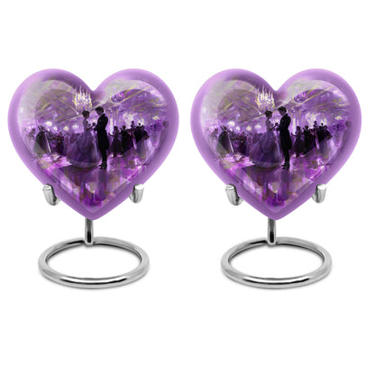 dancing heart cremation urn for ashes
