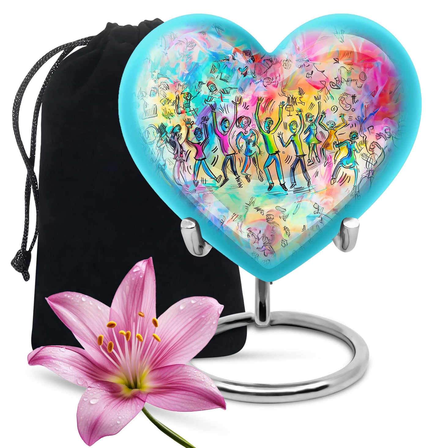 Dancing Urn, Heart-shaped.