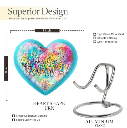 Dancing Urn, Heart-shaped.
