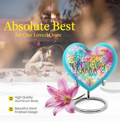 Dancing Urn, Heart-shaped.