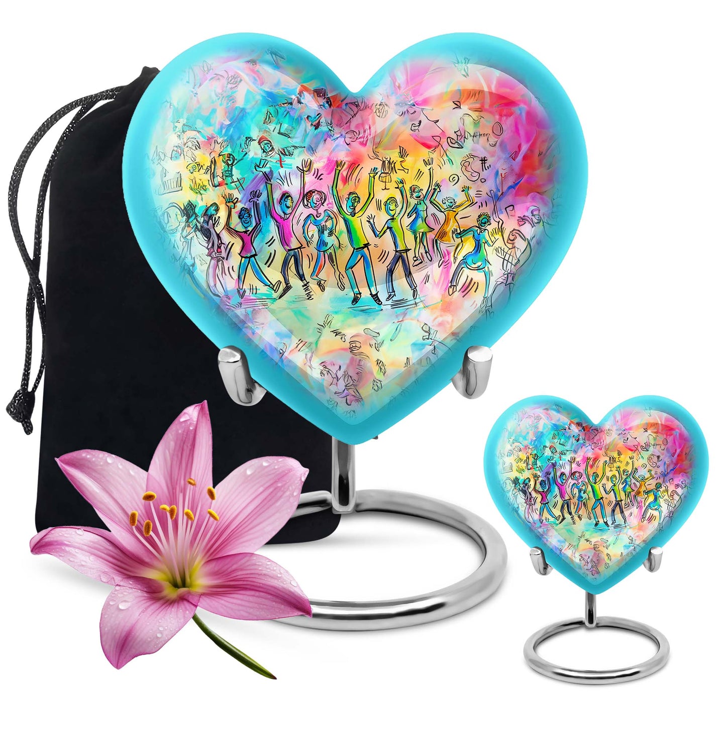 Dancing Urn, Heart-shaped.