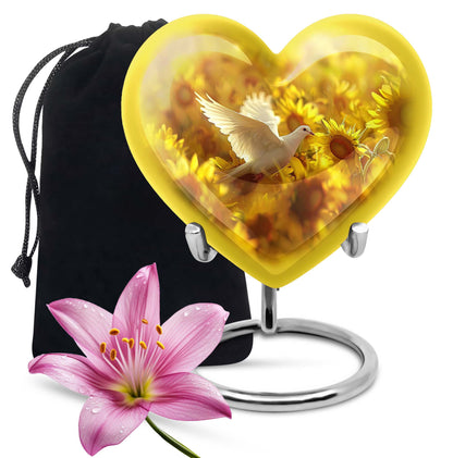 dove heart urn