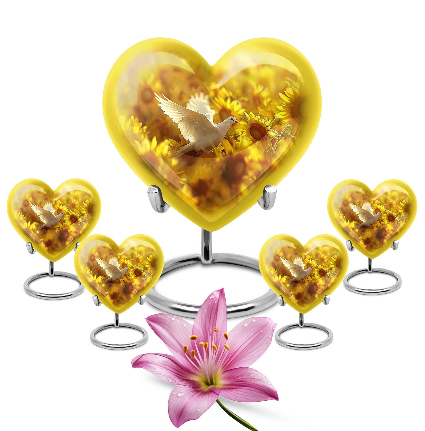 dove heart urn