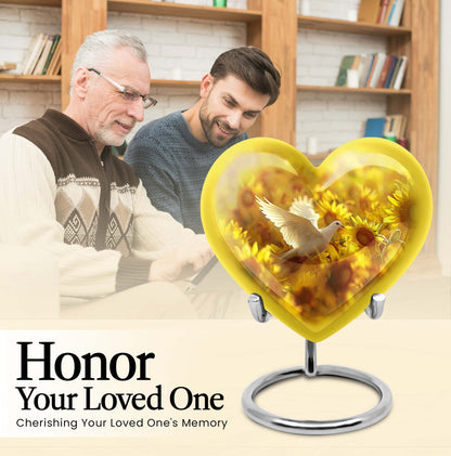 dove heart urn