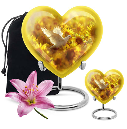 dove heart urn