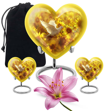 dove heart urn