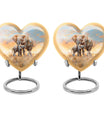 Elephant Family Cremation Urns For Men Funeral, Ashes Cremation Urn