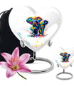 Elephant Family Cremation Urns For Human Ashes - Keepsake Urns