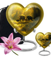 Elephant Family Cremation Urns For Human Ashes - Mini Urn Set For Ashes