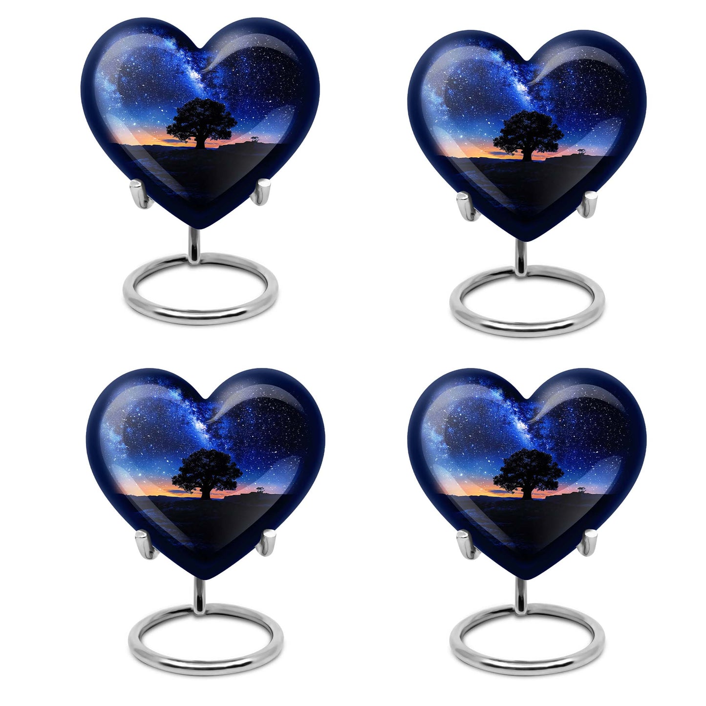 Personalized Galaxy Cremation Urn for Human Ashes - 10-inch, 200 cu in - Yatskia