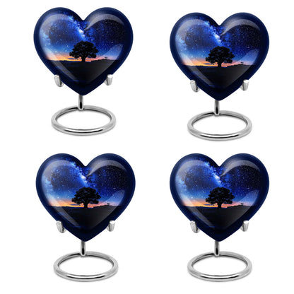 Personalized Galaxy Cremation Urn for Human Ashes - 10-inch, 200 cu in - Yatskia