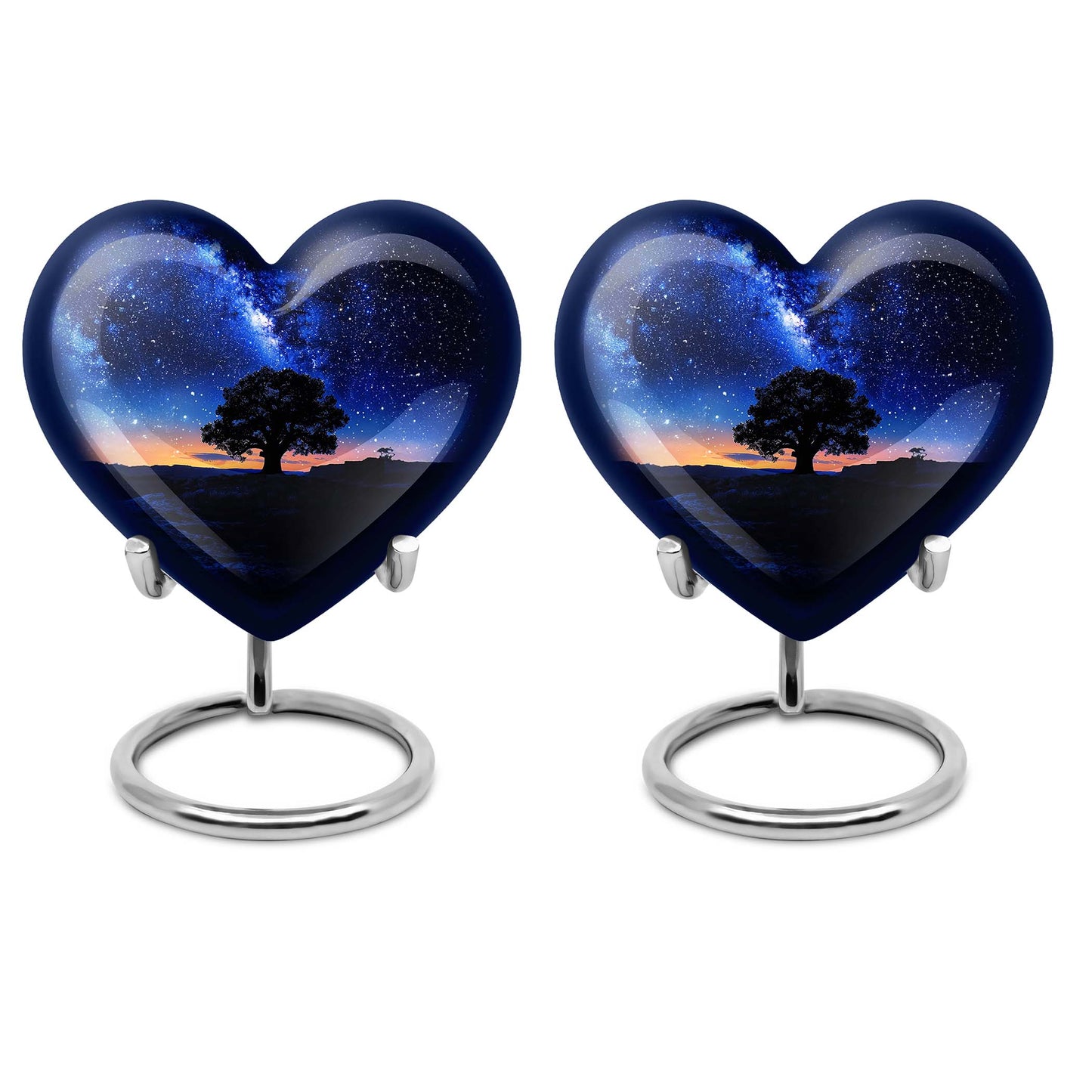 Personalized Galaxy Cremation Urn for Human Ashes - 10-inch, 200 cu in - Yatskia