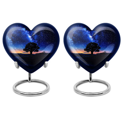 Personalized Galaxy Cremation Urn for Human Ashes - 10-inch, 200 cu in - Yatskia