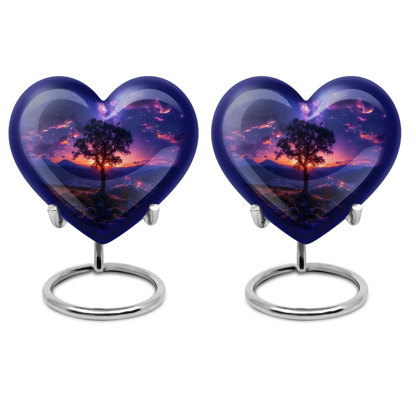 Personalized Galaxy Cremation Urn for Women - 10-inch, 200 cu in - Yatskia