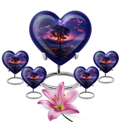 Personalized Galaxy Cremation Urn for Women - 10-inch, 200 cu in - Yatskia