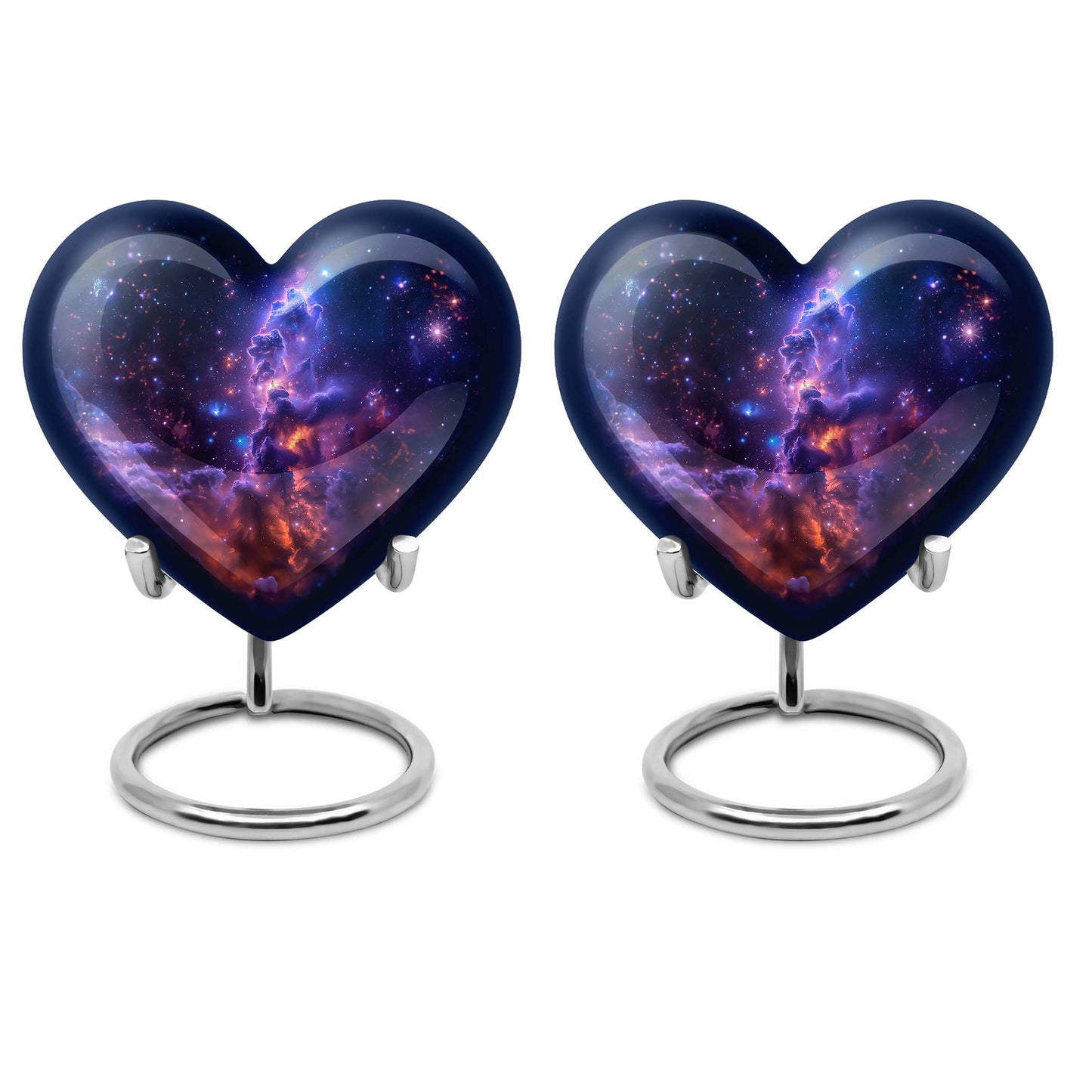 Personalized Galaxy Cremation Urn for Human Ashes - 10-inch, 200 cu in - Yatskia