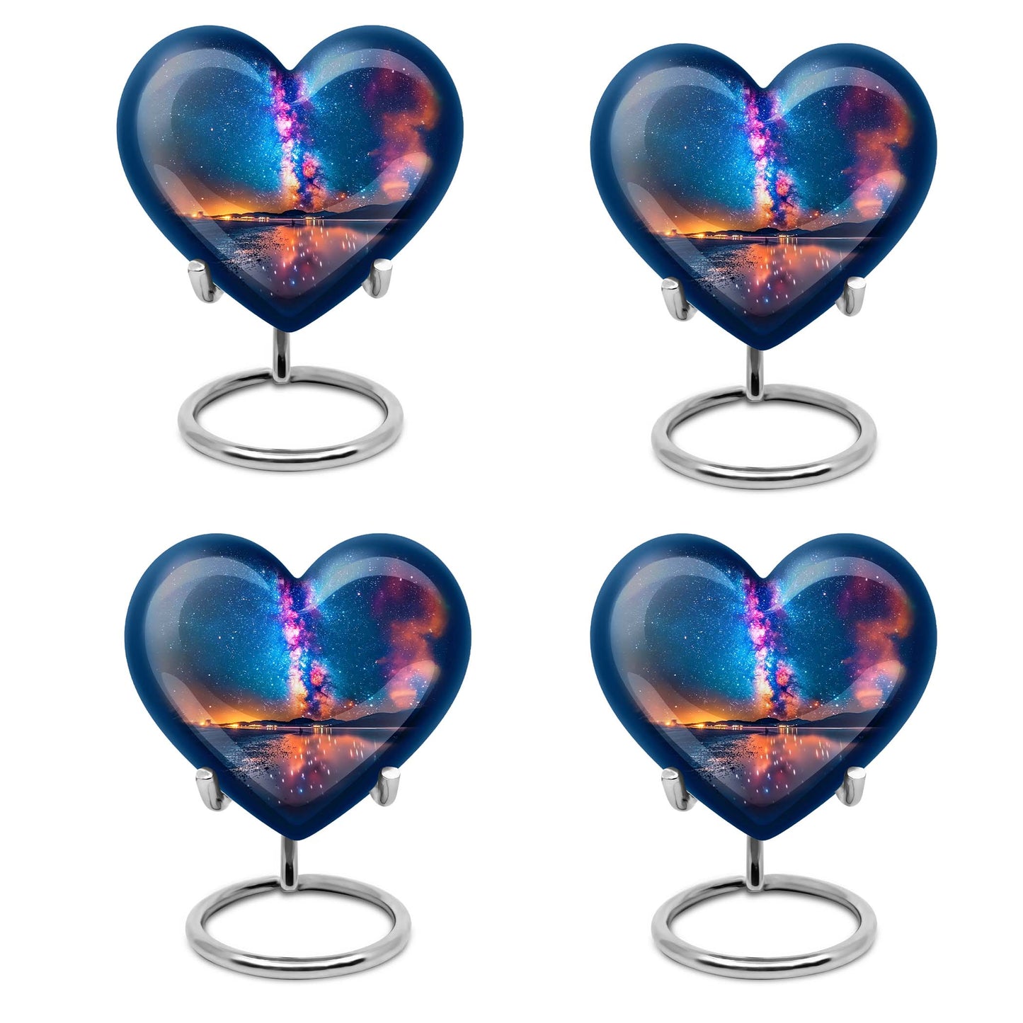 Personalized Galaxy Cremation Urn for Adult - 10-inch, 200 cu in - Yatskia