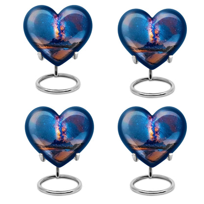 Personalized Galaxy Cremation Urn for Loved One - 10-inch, 200 cu in - Yatskia