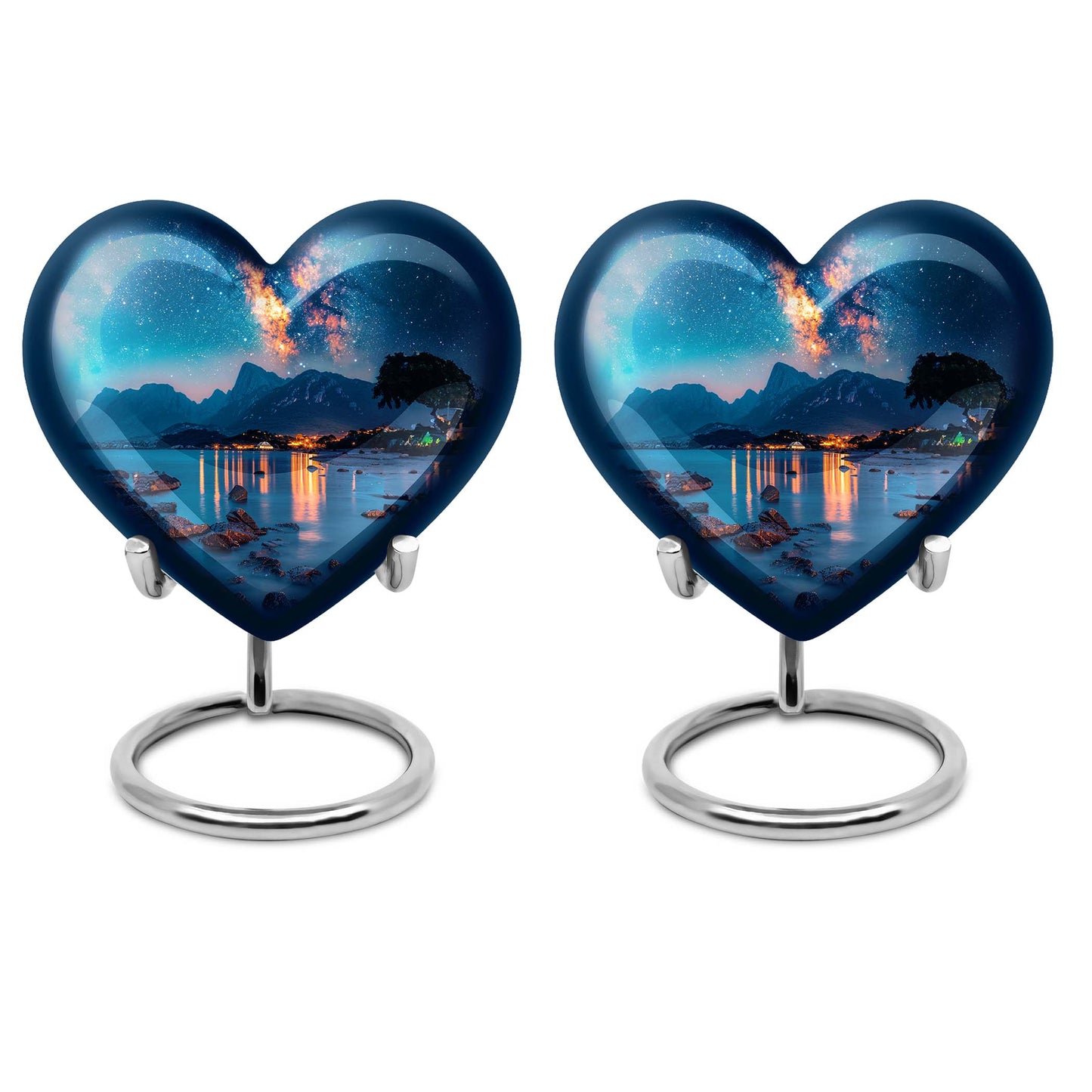 Personalized Galaxy Keepsake Urn for Adult - 10-inch, 200 cu in - Yatskia