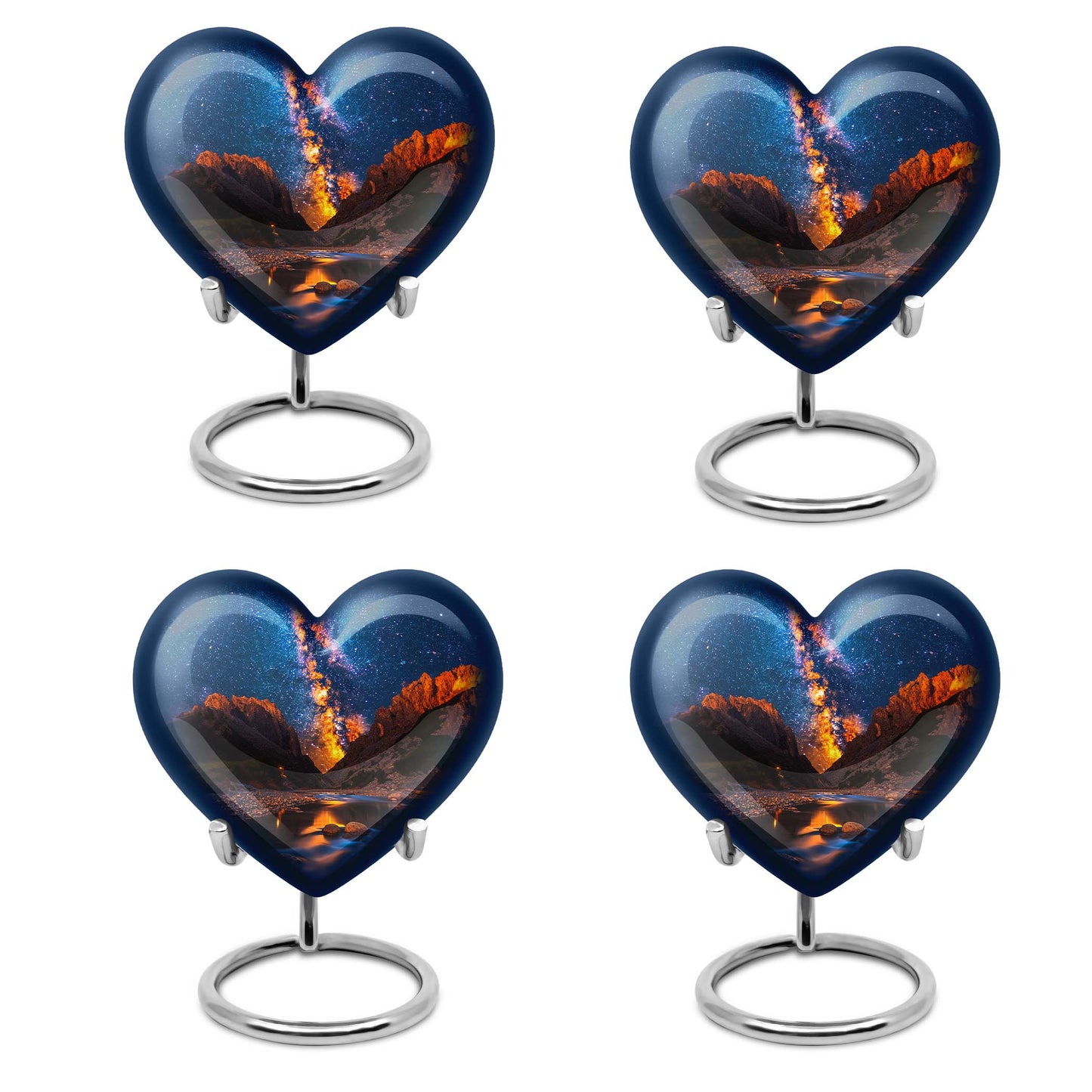 Personalized Galaxy Cremation Urn for Adults - 10-inch, 200 cu in - Yatskia