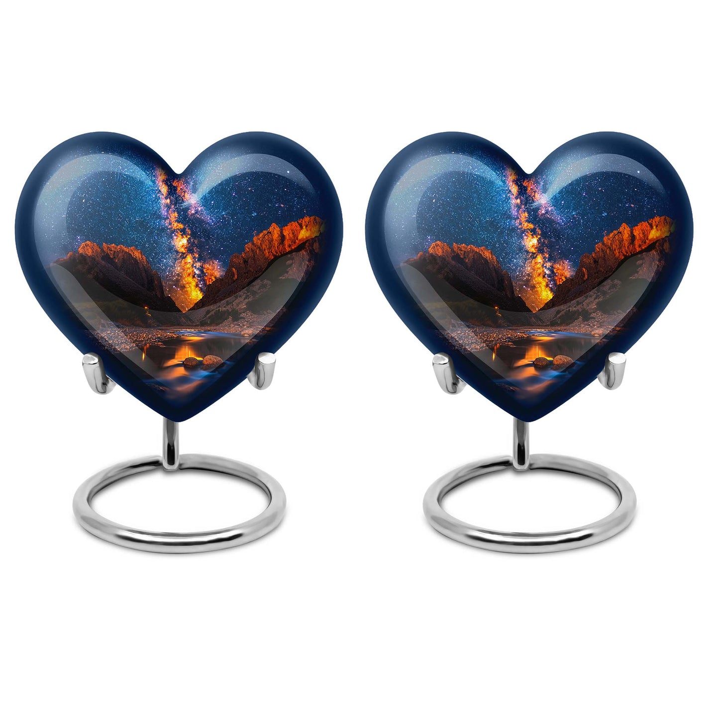 Personalized Galaxy Cremation Urn for Adults - 10-inch, 200 cu in - Yatskia