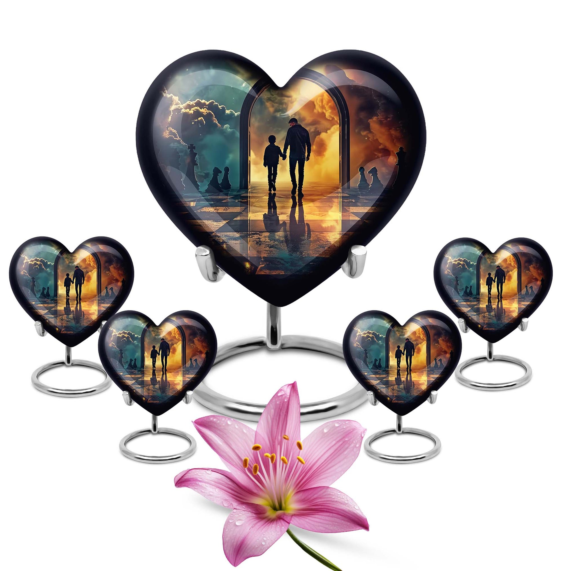 Father Medium Size Urns For Human Ashes Funeral, Ashes Cremation Urn