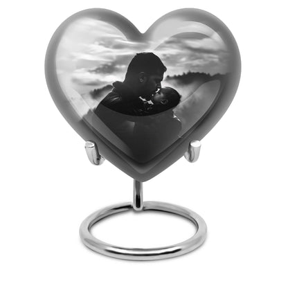 Personalized Father Cremation Urn for Adult - 10-inch, 200 cu in - Yatskia