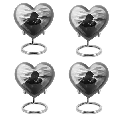 Personalized Father Cremation Urn for Adult - 10-inch, 200 cu in - Yatskia