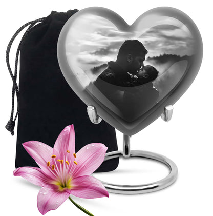 Personalized Father Cremation Urn for Adult - 10-inch, 200 cu in - Yatskia