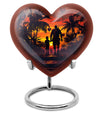 Father and Son Cremation Urns For Human Ashes - Sunset Funeral Urn