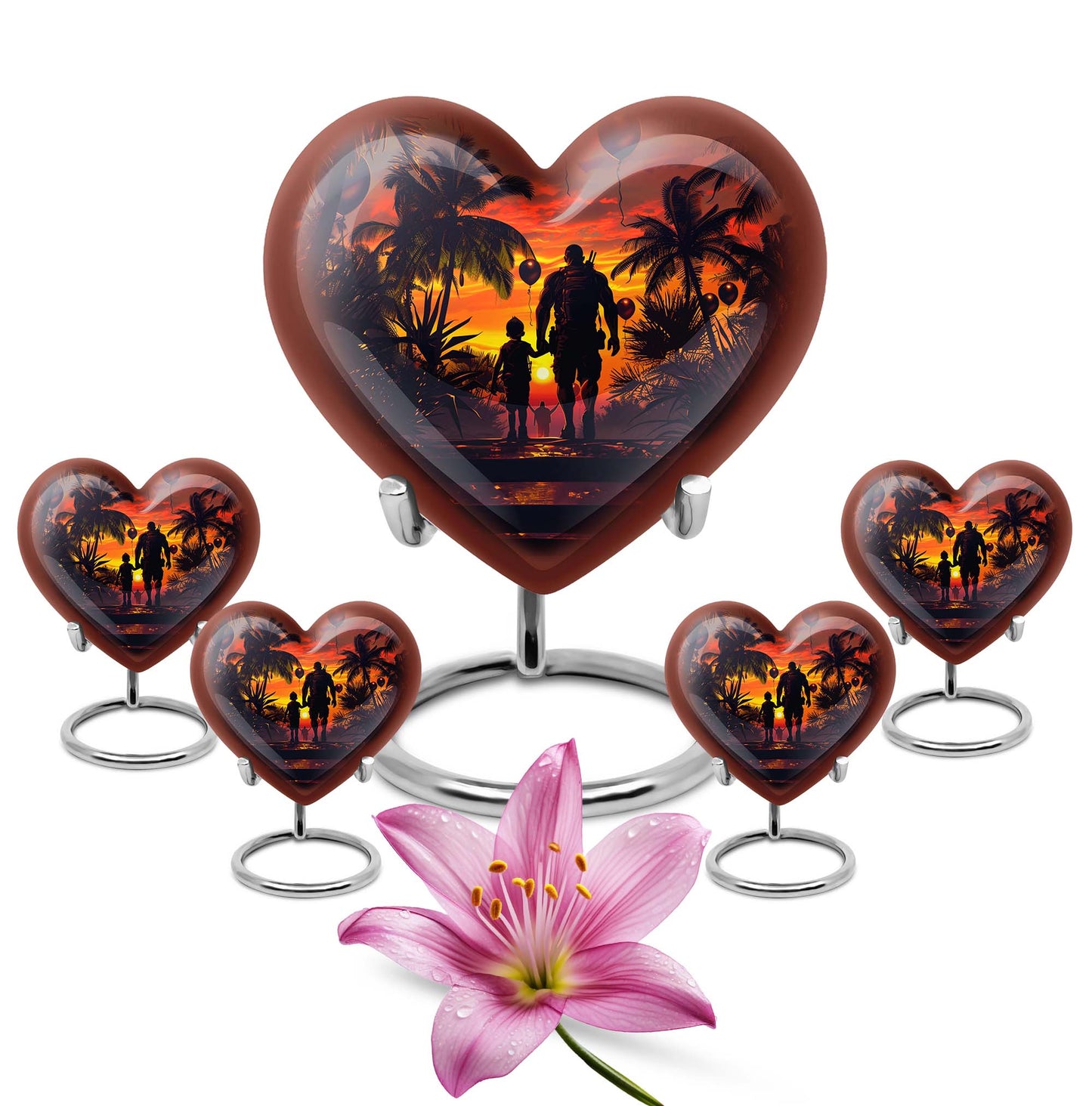 Personalized Galaxy Cremation Urn for Human Ashes - 10-inch, 200 cu in - Yatskia