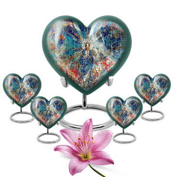 Large Urn with 4 Small Urn