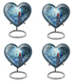 Stained glass heart urn