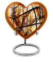 stained glass heart urn for men ashes