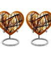 stained glass heart urn for men ashes