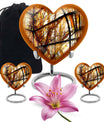 stained glass heart urn for men ashes