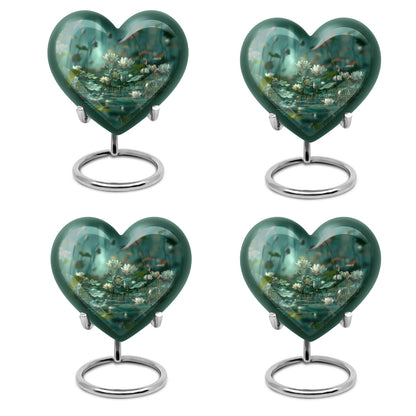 Lotus Urn Heart Design