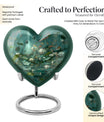 Lotus Urn Heart Design