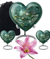 Lotus Urn Heart Design