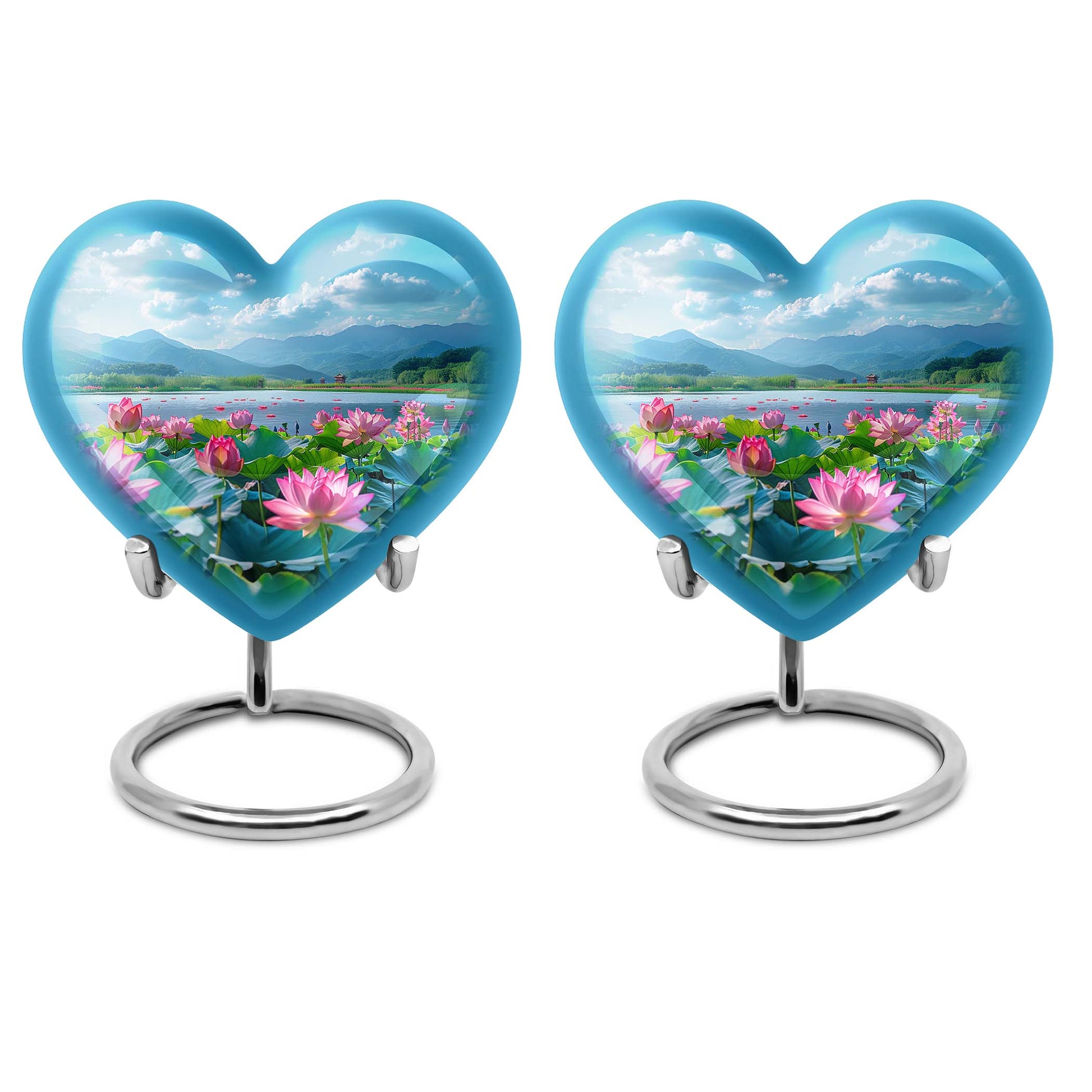 Aluminium large Lotus Urn, 