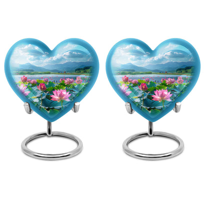 Aluminium large Lotus Urn, 